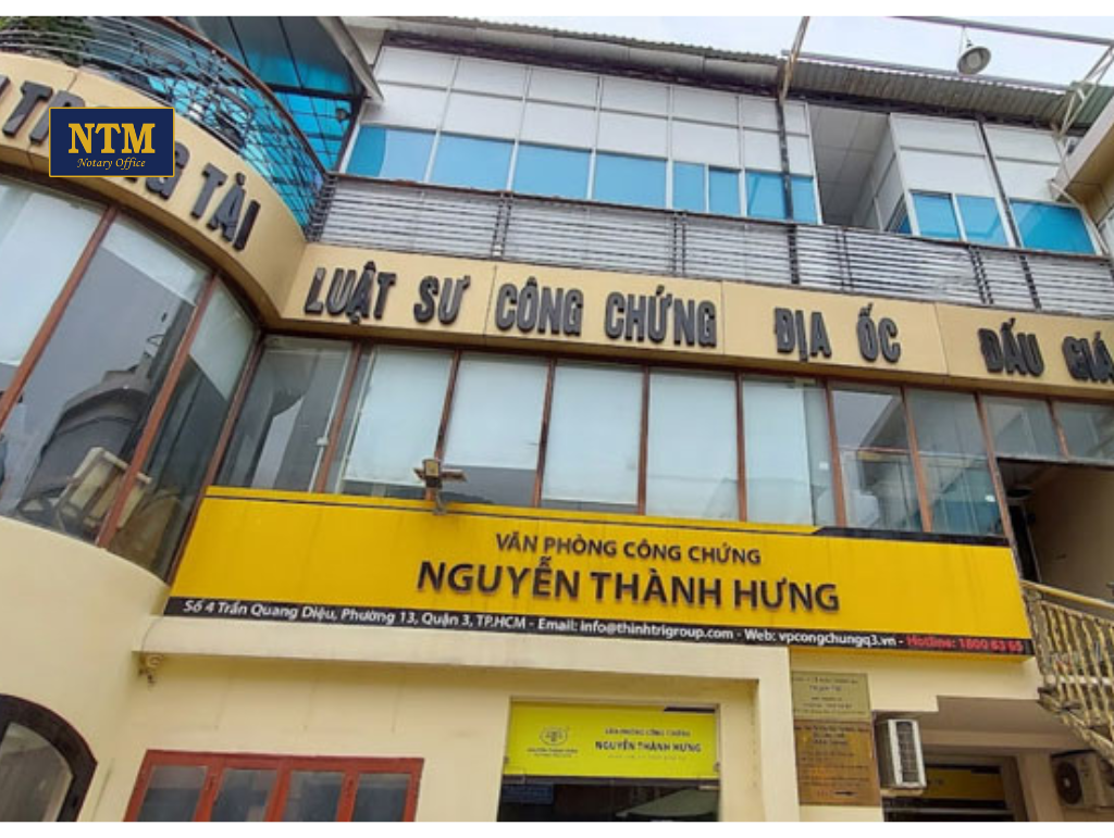 TOP 4 văn phòng công chứng Quận 3 uy tín và chuyên nghiệp tại TPHCM Văn Phòng Công Chứng Nguyễn Thành Hưng