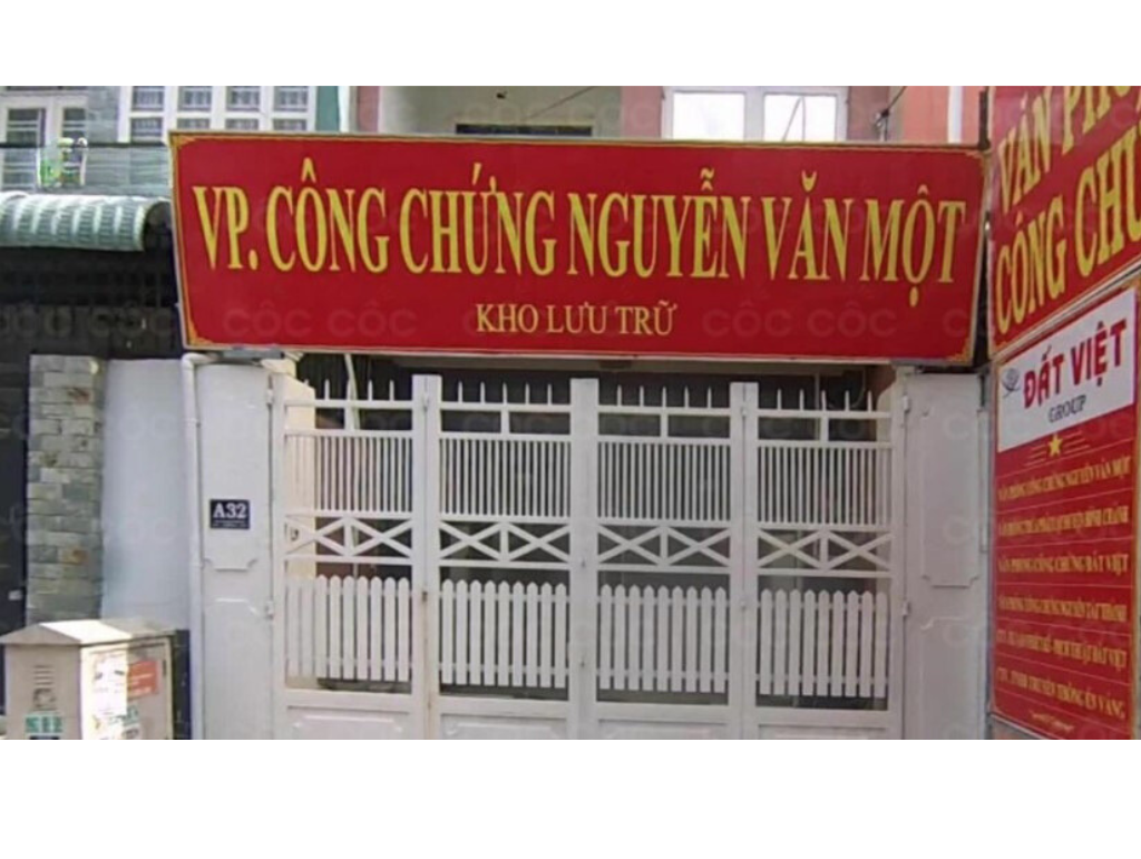Danh sách Top 1 văn phòng công chứng tại TPHCM uy tín và chuyên nghiệp Văn phòng công chứng Nguyễn Văn Một