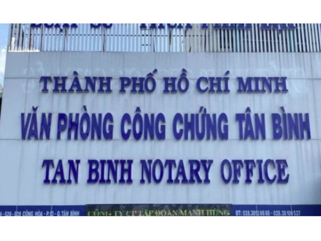Danh sách Top 1 văn phòng công chứng tại TPHCM uy tín và chuyên nghiệp Văn phòng công chứng Tân Bình