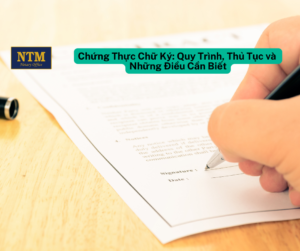 Chứng Thực Chữ Ký