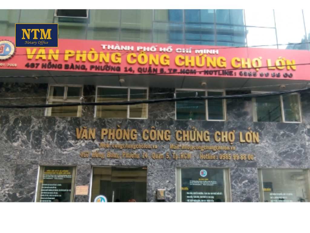 Top 4 văn phòng công chứng Quận 5 uy tín tại TPHCM Văn phòng công chứng Chợ Lớn