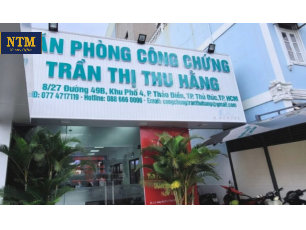 Danh Sách Top 5 Văn Phòng Công Chứng Quận 2 Uy Tín và Chuyên Nghiệp van phong cong chung tran thi thu hang