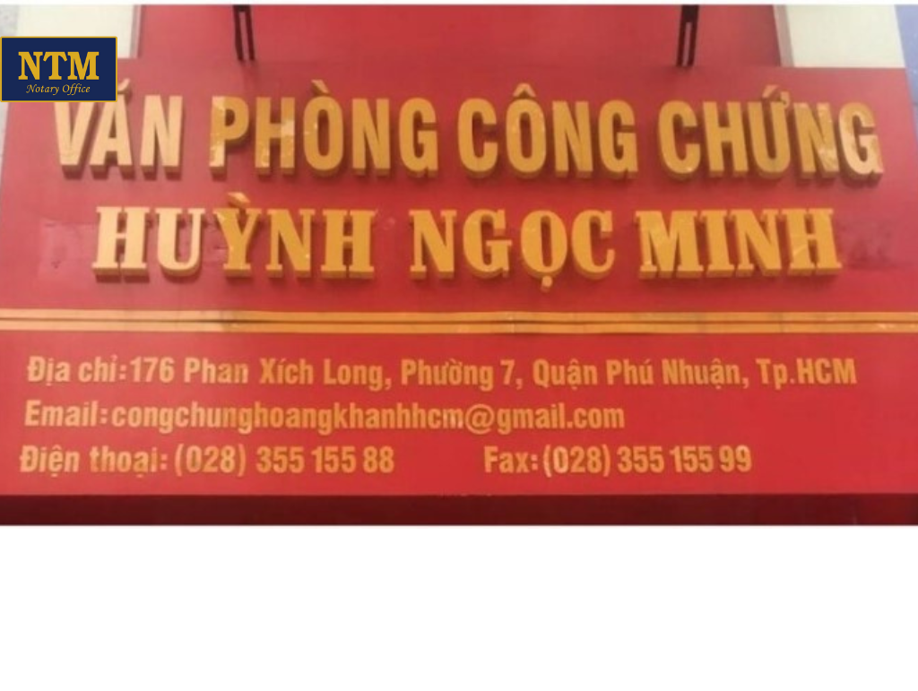 Top 5 Văn Phòng Công Chứng Quận Phú Nhuận Uy Tín Và Chuyên Nghiệp van phong cong chung huynh ngoc minh