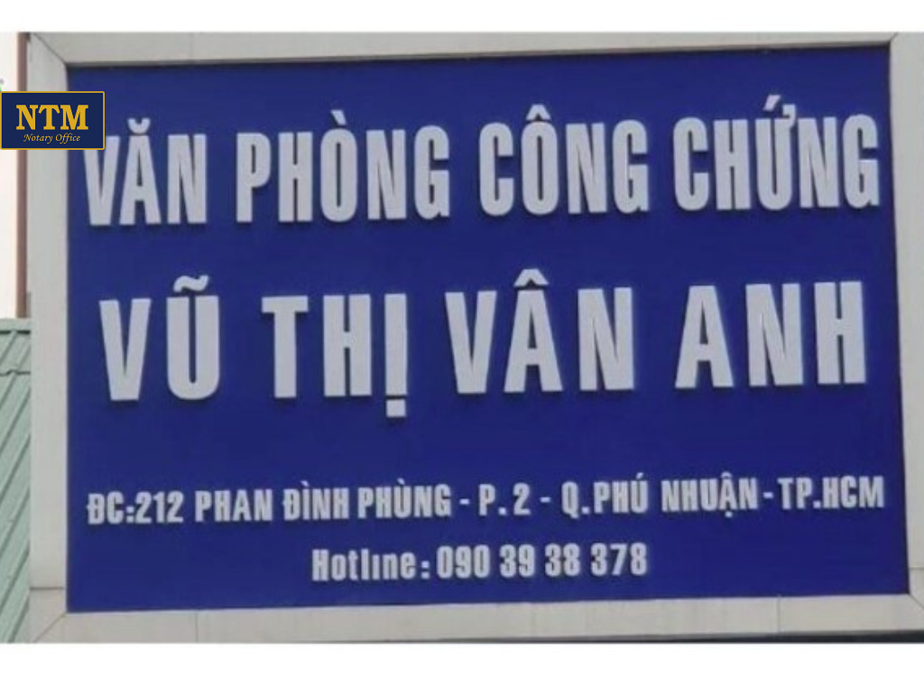 Top 5 Văn Phòng Công Chứng Quận Phú Nhuận Uy Tín Và Chuyên Nghiệp van phong cong chung vu thi van anh