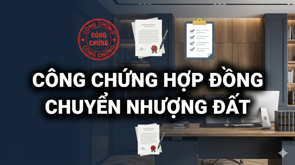 Công Chứng Hợp Đồng Chuyển Nhượng Đất: Hướng Dẫn Chi Tiết & 5 Rủi Ro Cần Tránh (Cập nhật 2026) cong chung hop dong chuyen nhuong dat