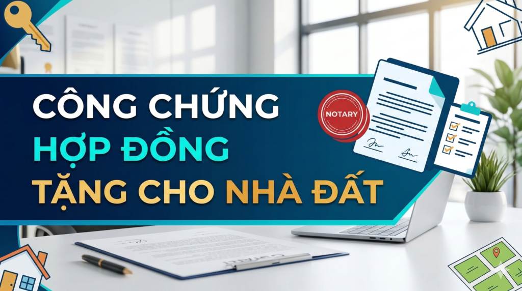 Công Chứng Hợp Đồng Tặng Cho Nhà Đất ( cập nhật 2026 ) cong chung hop dong tang cho nha dat