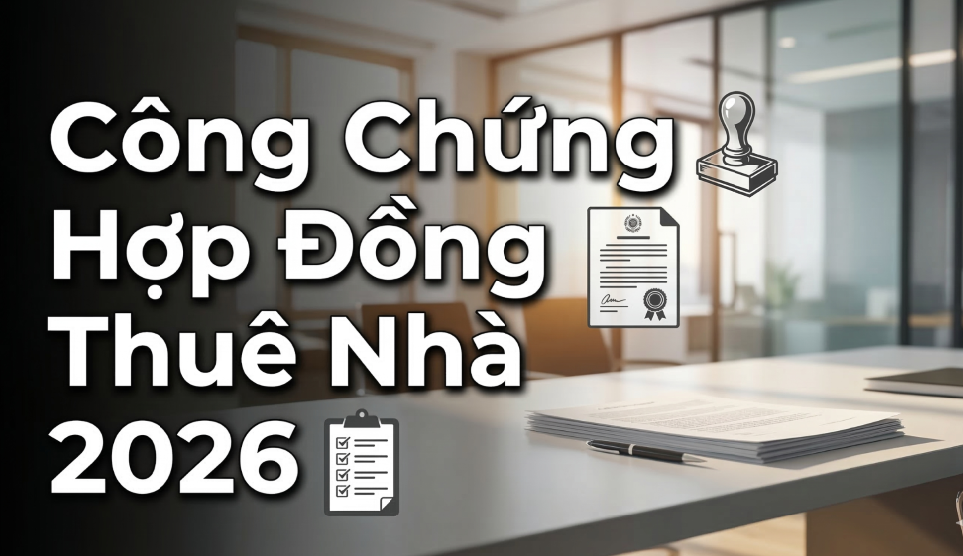 Công Chứng Hợp Đồng Thuê Nhà: Quy Định Mới 2026 & Hướng Dẫn cong chung hop dong thue nha