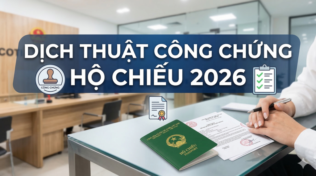 Dịch Thuật Công Chứng Hộ Chiếu 2026: Cập Nhật Quy Định, Thủ Tục dich thuat cong chung ho chieu