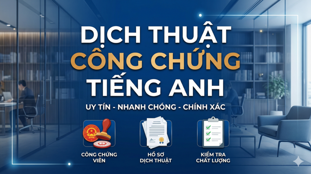Dịch Thuật Công Chứng Tiếng Anh 2026 Dịch Thuật Công Chứng Tiếng Anh