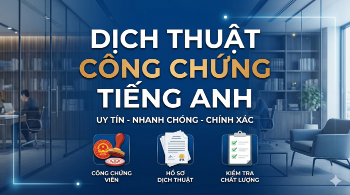 Dịch Thuật Công Chứng Tiếng Anh