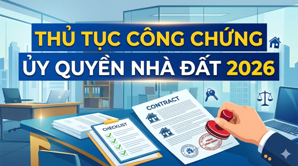 Hướng dẫn thủ tục công chứng ủy quyền nhà đất 2026 thu tuc cong chung uy quyen nha dat 1