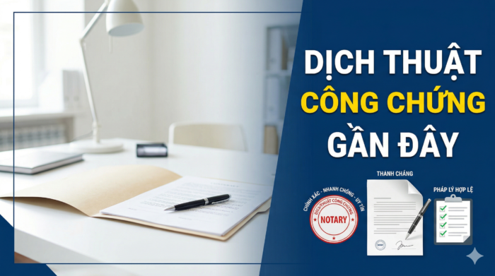 dịch thuật công chứng gần đây