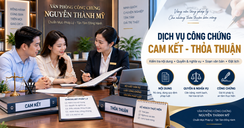 Công Chứng Cam Kết - Thỏa Thuận Cam ket Thoa thuan 3