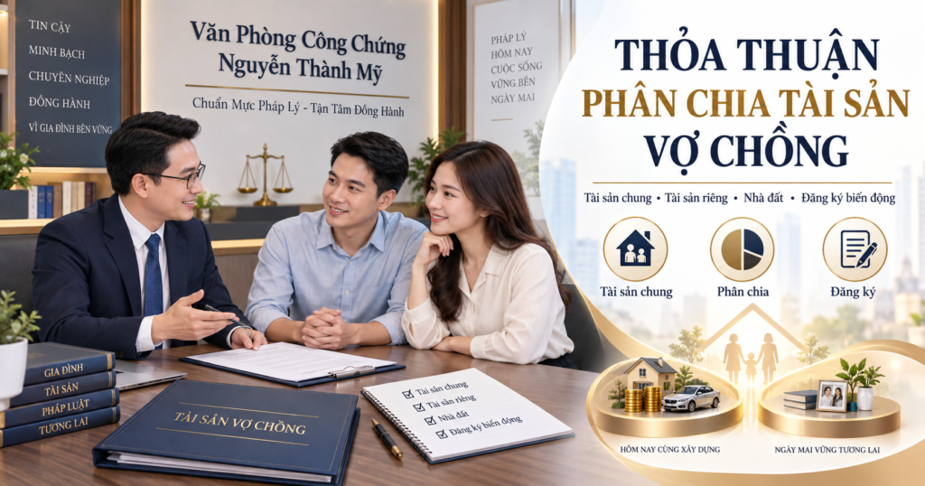 Công Chứng Thỏa Thuận Phân Chia Tài Sản Vợ Chồng Phan Chia Tai San Vo Chong